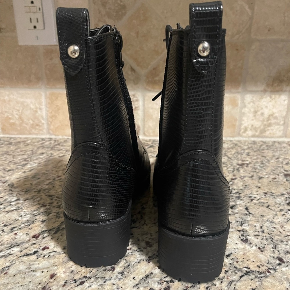 True Craft Black lizard raylee hiker boots size 8.5 - Picture 5 of 6